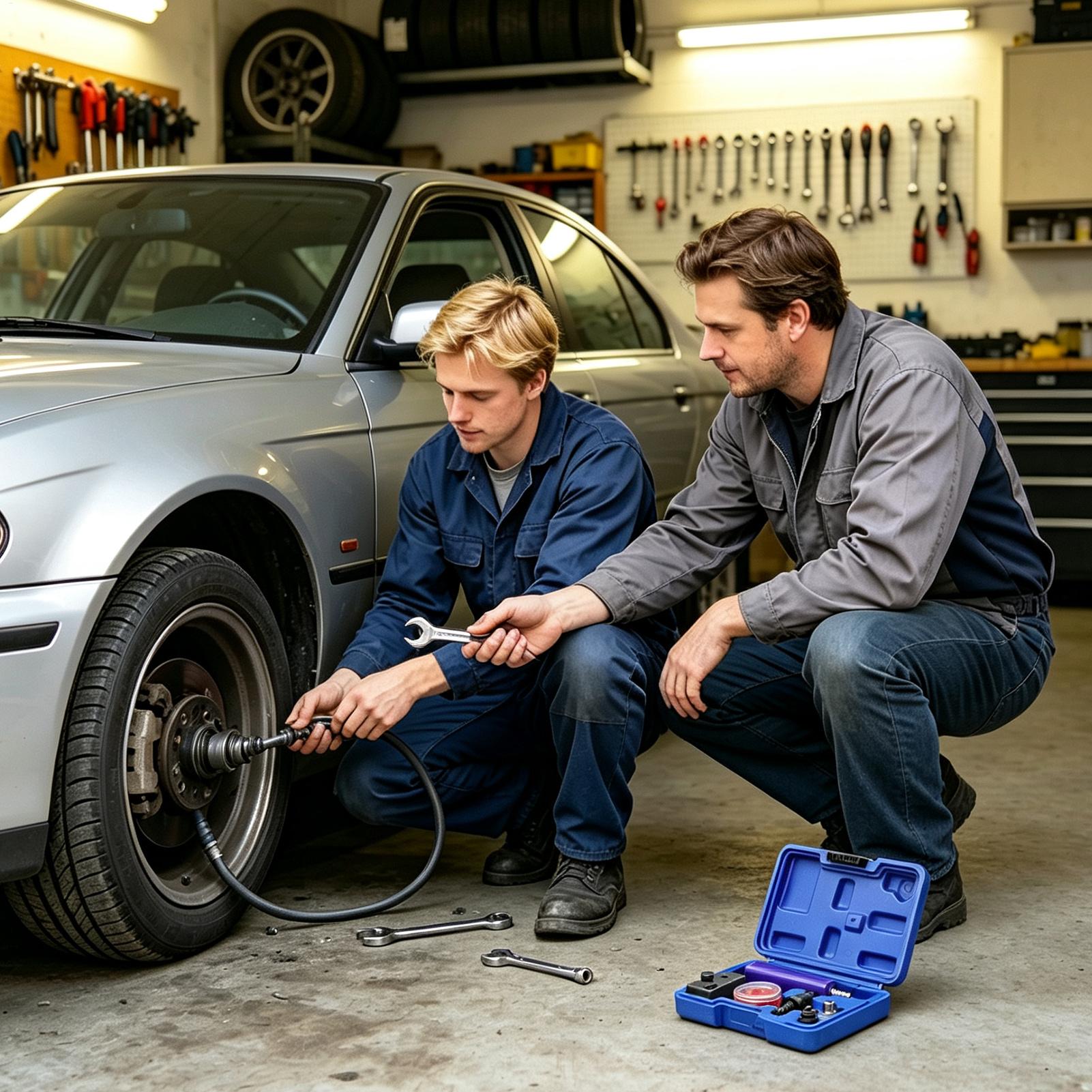 Brake Line Motorcycle - Remleiding-afvlakkingsset, universeel, multi-formaat, heavy-duty, voor reparatie