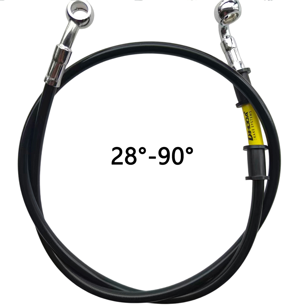 Zwart 28 ° -90 °   Hydraulisch - Motorcycle Brake Cable recensie en prijs