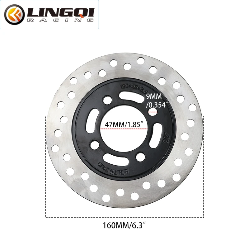 LINGQI RACING 160mm Remschijf  - Brake Pads Bike recensie en prijs