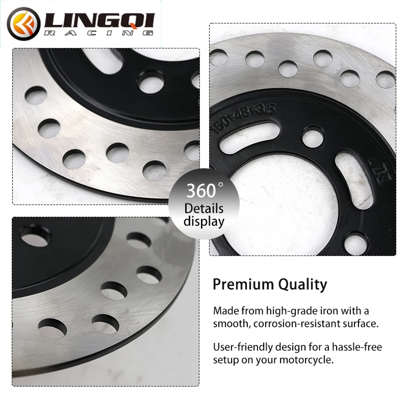 LINGQI RACING 160mm Remschijf  - Brake Pads Bike recensie en prijs